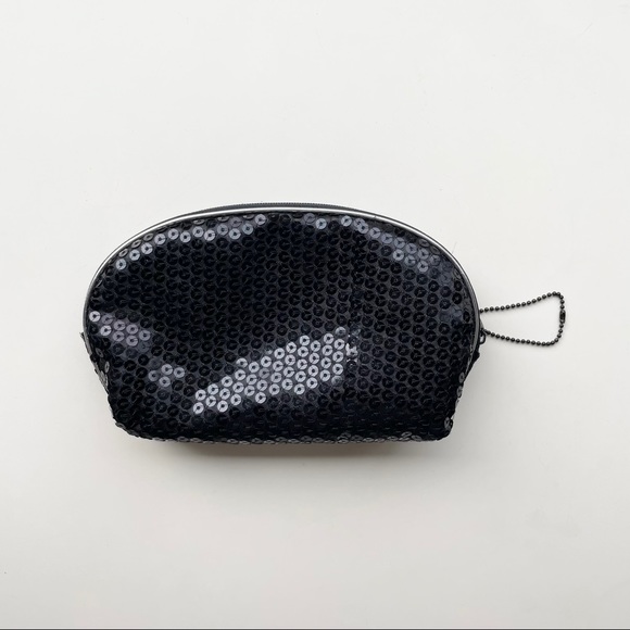 Handbags - 🛍3/$20 Black Sequins Pouch